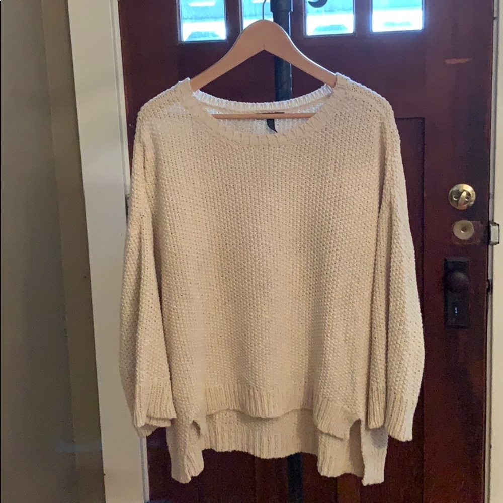 Eileen Fisher cream sweater